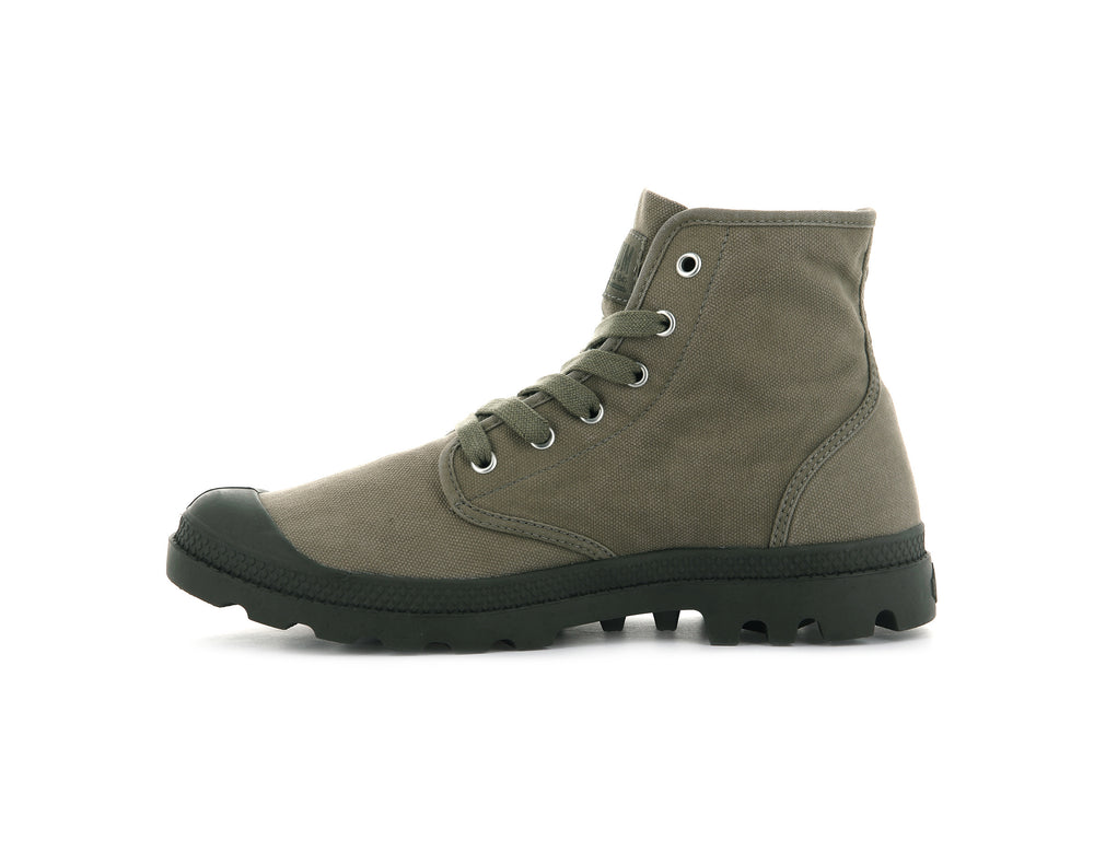 Botas Palladium PAMPA HI Hombre Verde | Costa Rica-94307